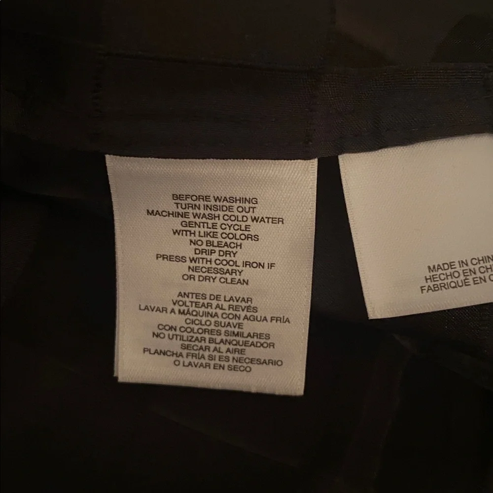 Anne Klein NWT size small/med black open front semi sheer jacket - Picture 9 of 9